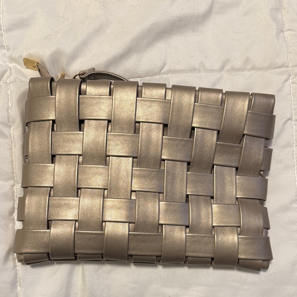 Anthropologie Gold Woven Belt